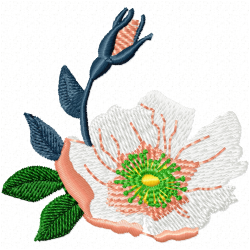 Flowers And Tree Embroidery Design 2 Flowers And Tree Embroidery Design 2